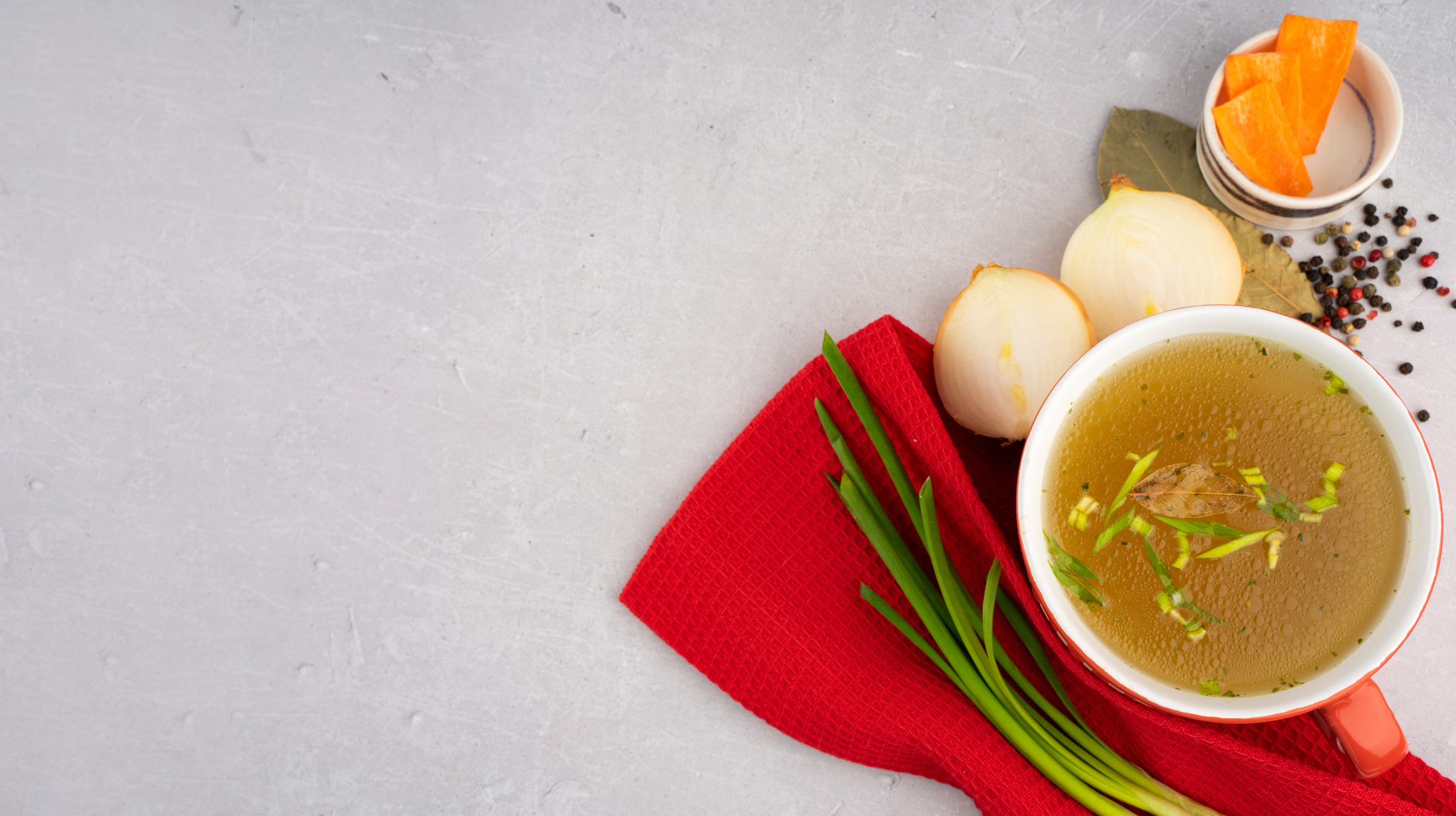 Hot Homemade Beef Bone Broth