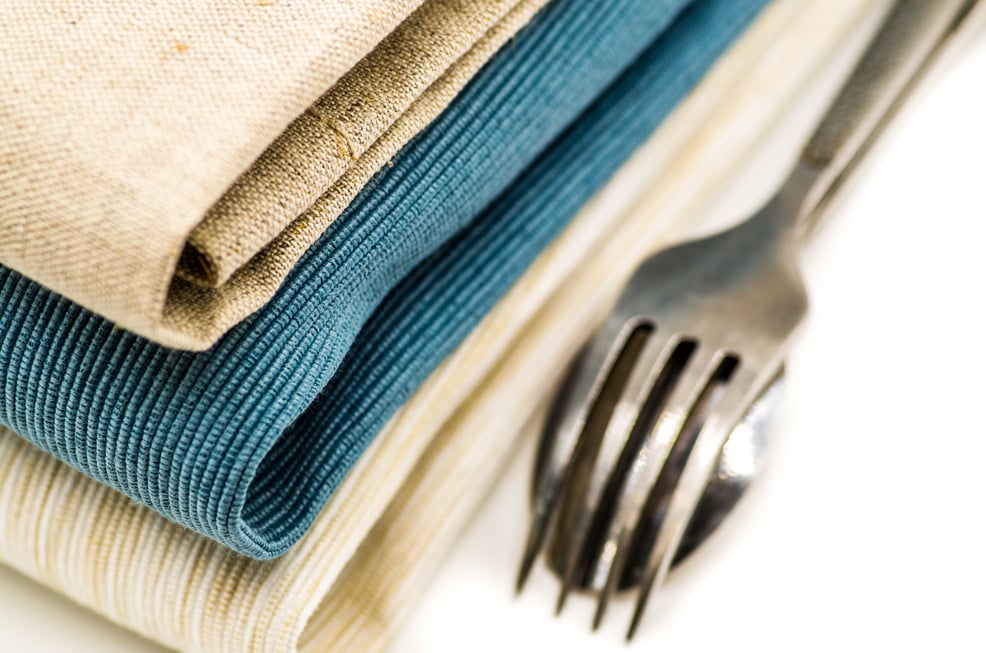 three linen texture table cloth